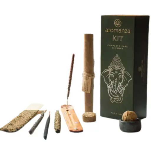 Kit completo de limpieza para sahumar aromanza